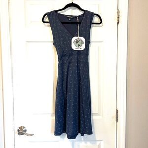 Toad & Co. Blue Sleeveless Dress Size Small